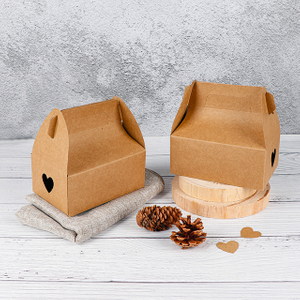 Одноразовый складной взломать 6 -дюймовую бумажную коробку для торта