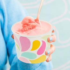 4 унции 16 унций на заказ на заказ на одноразовый мороженое чашка одноразовая бумага замороженная йогуртная чашка