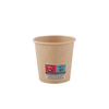 Одноразовая от 4 унции PLA Kraft Paper Coffee Cup Cupe