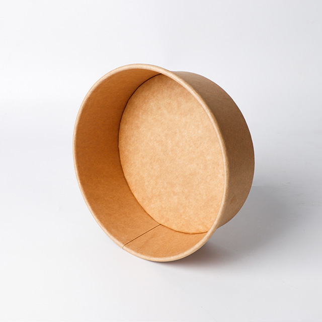 Биоразлагаемая 44oz Биоразлагаемая настраиваемая одноразовая одноразовая бумага для салата для бумаги компостируемая бумажная чаша с крышками