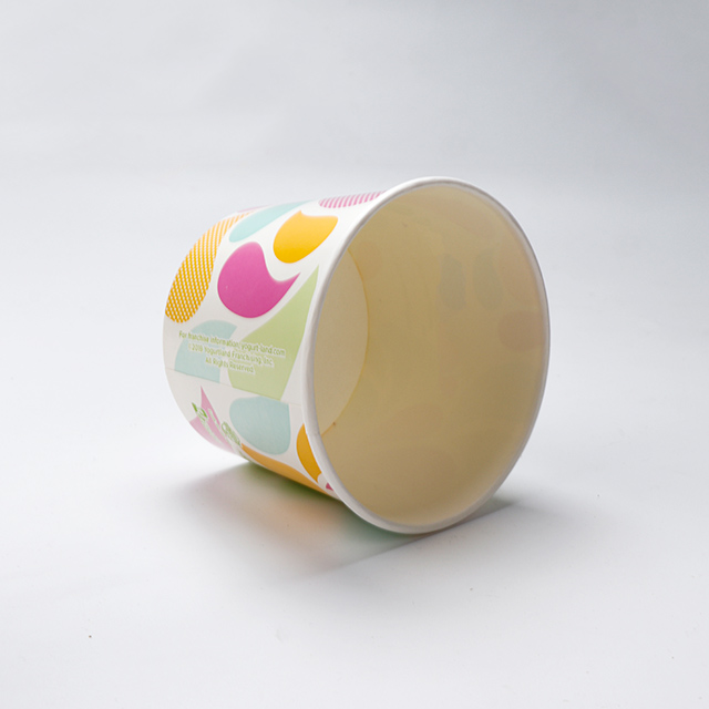 4 унции 16 унций на заказ на заказ на одноразовый мороженое чашка одноразовая бумага замороженная йогуртная чашка